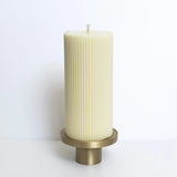 Topsy Turvy Brass Candle Holder