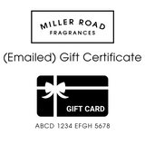 (Emailed) Miller Road Gift Certificate