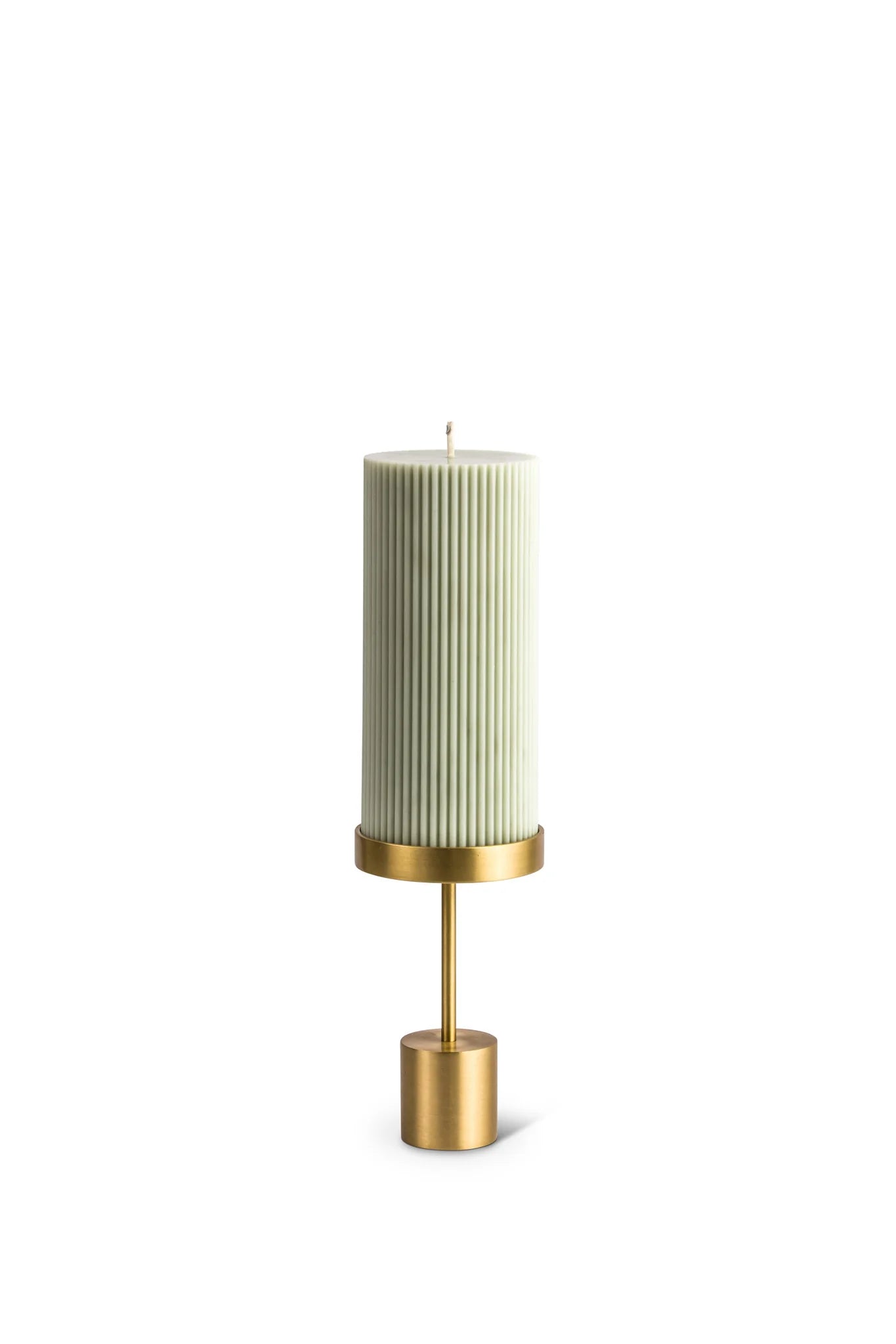 Topsy Turvy Brass Candle Holder