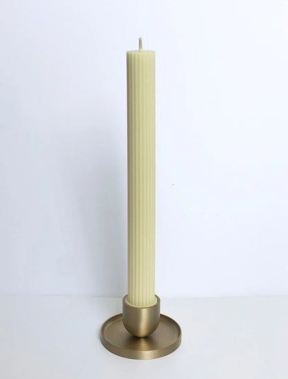 Topsy Turvy Brass Candle Holder